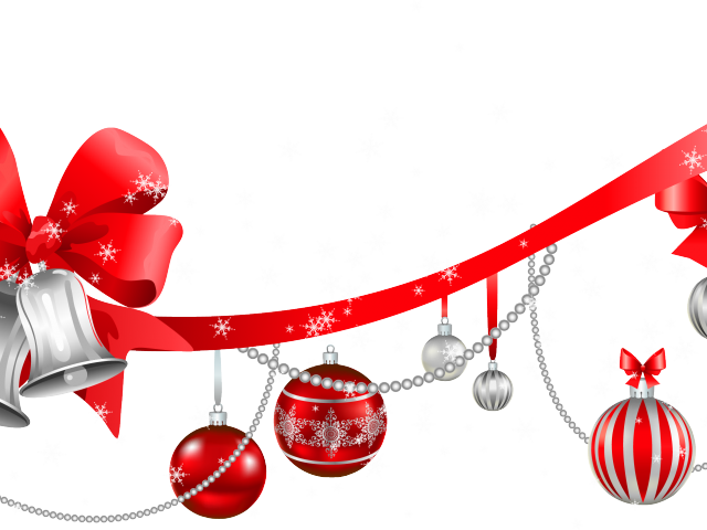 Merry Christmas Clipart Ball - Merry Christmas Decoration Png (640x480), Png Download
