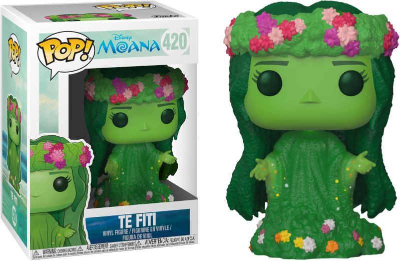 Te Fiti Pop Vinyl Figure - Funko Pop Te Fiti (799x521), Png Download