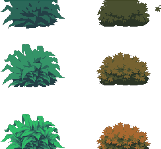 Drawn Pine Tree Pixel Art - Vegetación Pixel Art (640x480), Png Download