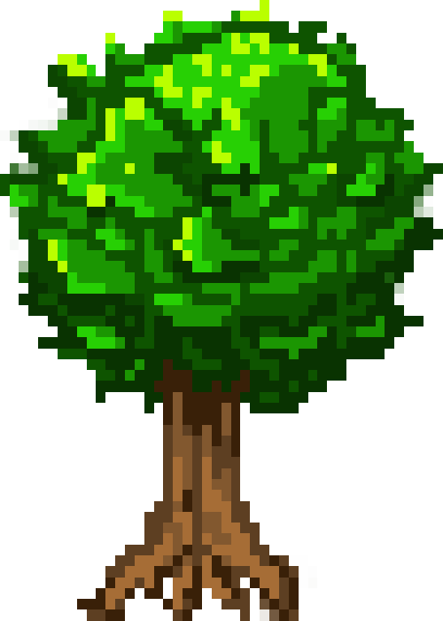 Arvore Pixel By Tabor Bruno-dax9s58 - Pixel (500x700), Png Download