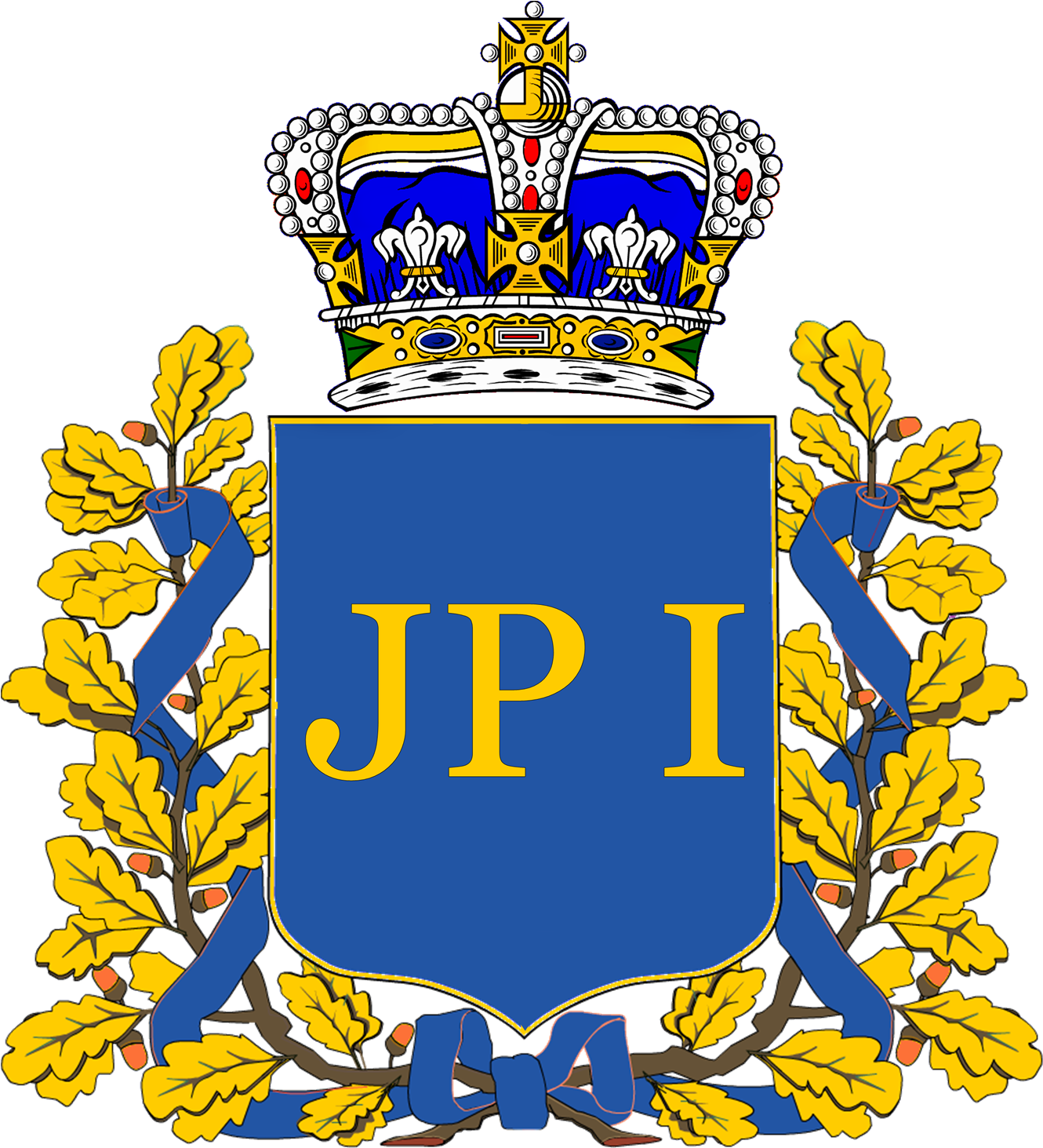 Armas Do Príncipe D João Pedro I Da Meridionália - Postcards (package Of 8) (1386x1558), Png Download