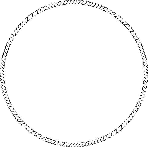 Rope Clip Art At Clker Com Vector Clip Art Online Lasso - Steel (600x599), Png Download