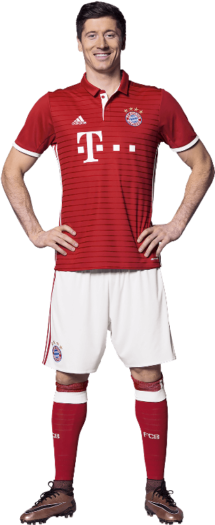 Robert Lewandowski - Fc Bayern Munich (349x780), Png Download
