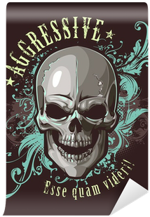 Wholesale Primo 8oz Skull Wrap Flask (400x400), Png Download