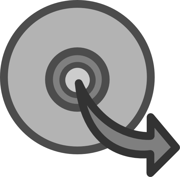 How To Set Use Cd With Arrow Svg Vector - Clip Art (600x592), Png Download