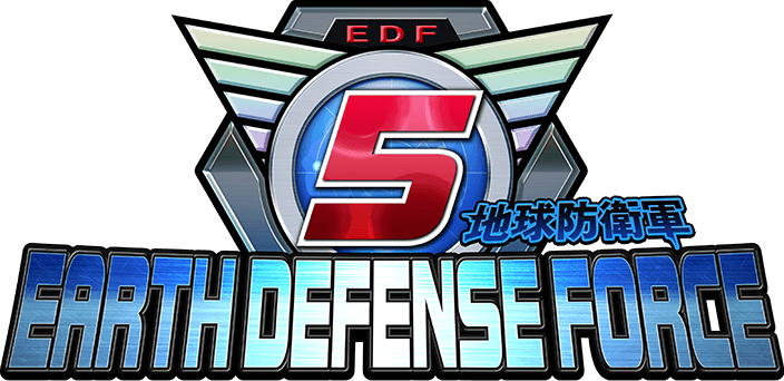 Earth Defense Force 5 Logo (704x342), Png Download