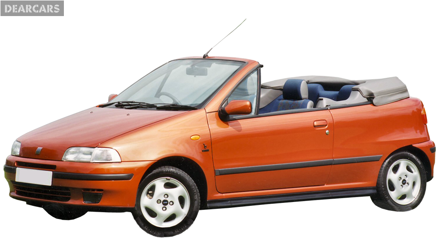 Fiat Punto Cabrio / Convertible / 2 Doors / 1994 2000 - Fiat Punto Convertible (900x500), Png Download