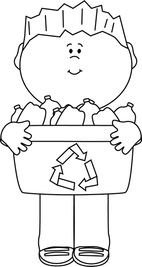 Black And White Earth With Recycle Symbol Clip Art - Happy Fathers Day Clipart Black And White (293x550), Png Download