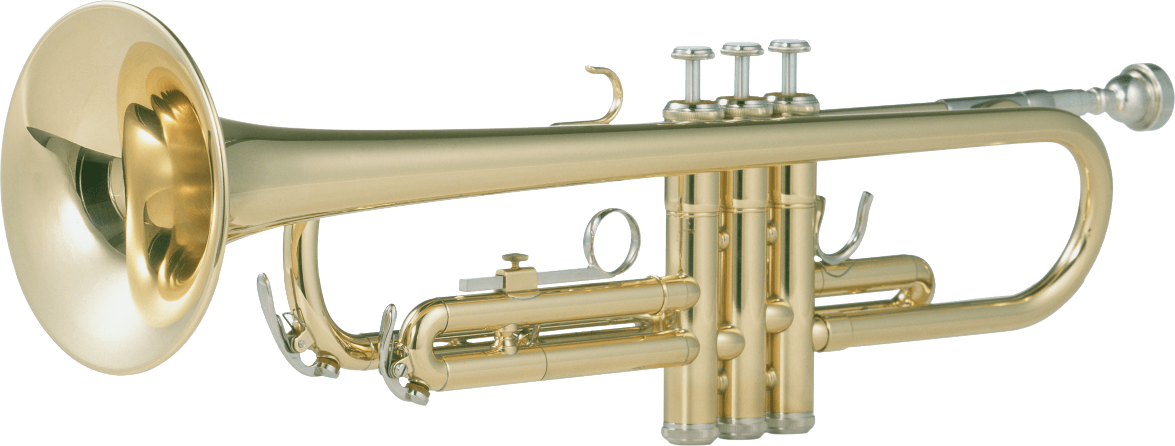 Music - Trumpet Png (2357x895), Png Download