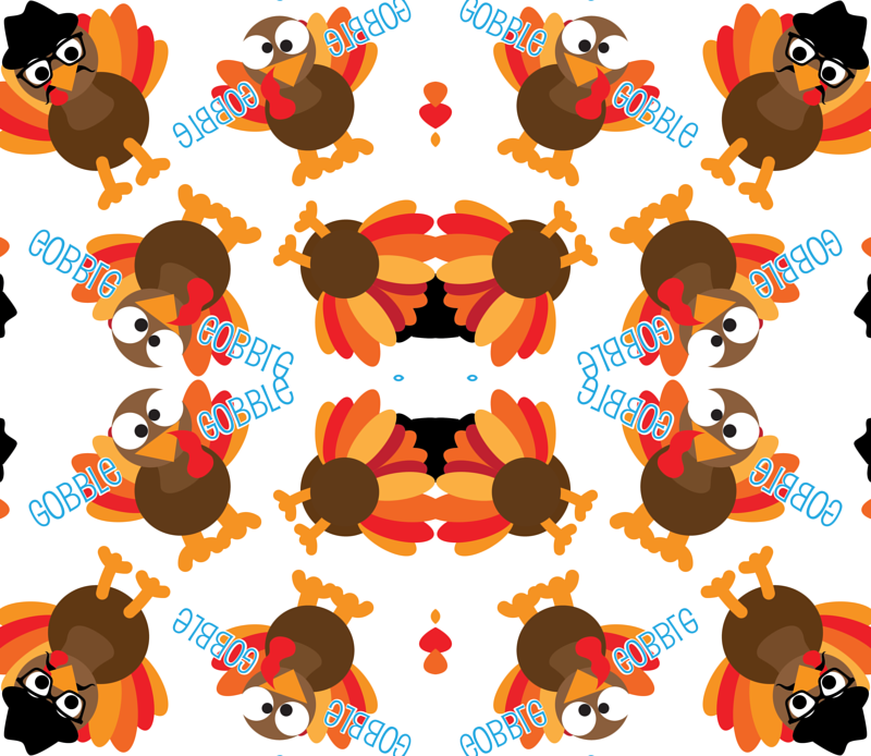 Thanksgiving Funny Gobble Gobble Turkey Face Wallpaper - Funny Thanksgiving Turkey Throw Blanket (800x694), Png Download