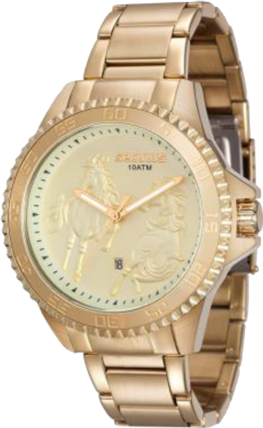 20411gpsvda1 Relógio Masculino Seculus Country Analógico - Fosil Sat Zenski Zlatni (380x619), Png Download