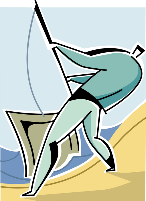 Vector Illustration Of Businessman Fisherman Angler - Illustration (510x700), Png Download