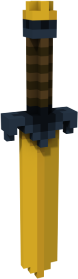 Level 5 Gold Sword, A Long Sword - Sword (960x800), Png Download