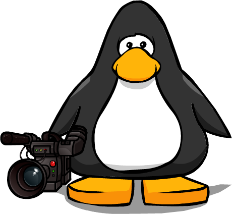 Videocamera Pc - Club Penguin With Mohawk (460x424), Png Download