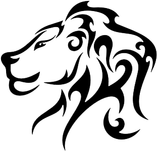 Leo Png Image - Simple Tattoos For Drawing (381x321), Png Download