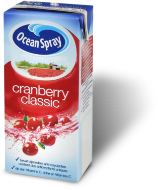 Ocean-spray - Ocean Spray Cranberry Classic 1l (408x464), Png Download