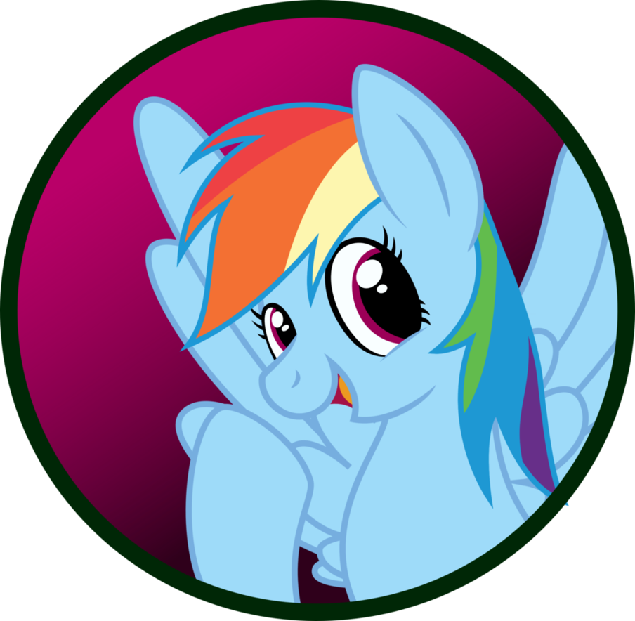Koonzypony, Button, Pin, Rainbow Dash, Safe, Solo - My Little Pony: Friendship Is Magic (904x884), Png Download
