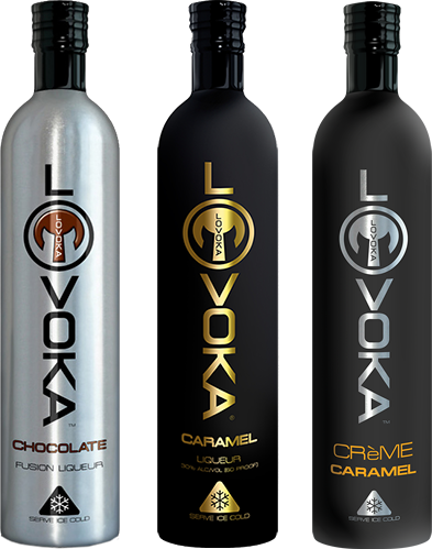 Lovoka Flavours - Lovoka Caramel Vodka (393x499), Png Download