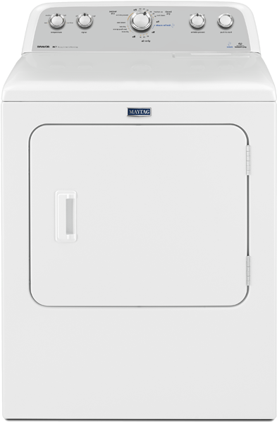 Image For Maytag 7cu - Maytag Ymedx6stbw Bravos High Efficiency Electric Dryer (519x804), Png Download