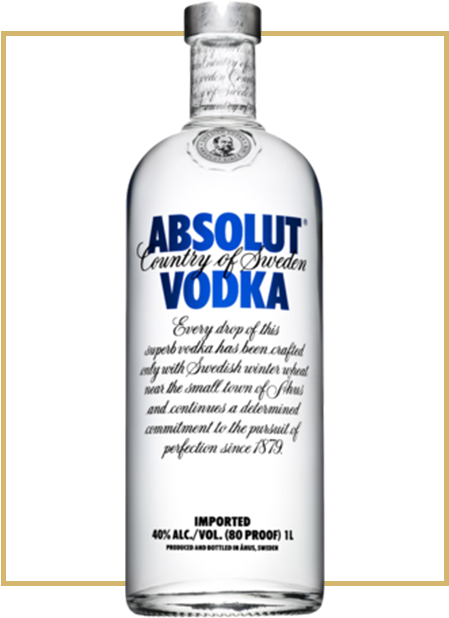 Absolut Vodka - Absolut Vodka Blue 750ml (448x646), Png Download