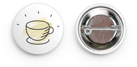 Pin-back Button (553x309), Png Download