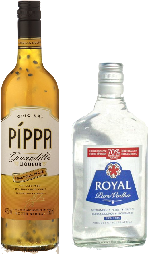 Pippa Granadilla Liqueur Royal Vodka - Pippa Granadilla Liqueur (544x905), Png Download