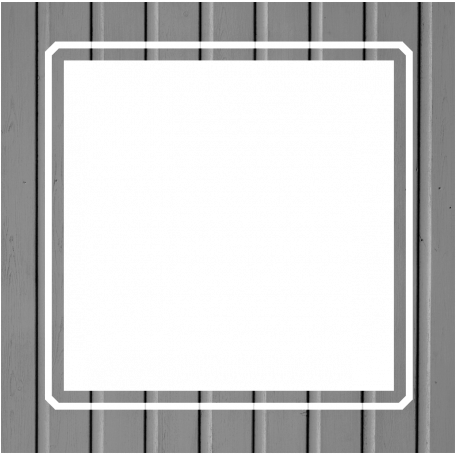 Wood Frame Template 001 Graphic By Janet Scott - Monochrome (456x456), Png Download