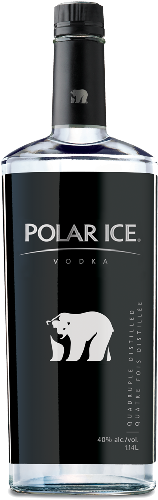 Polar Ice Vodka (355x1024), Png Download