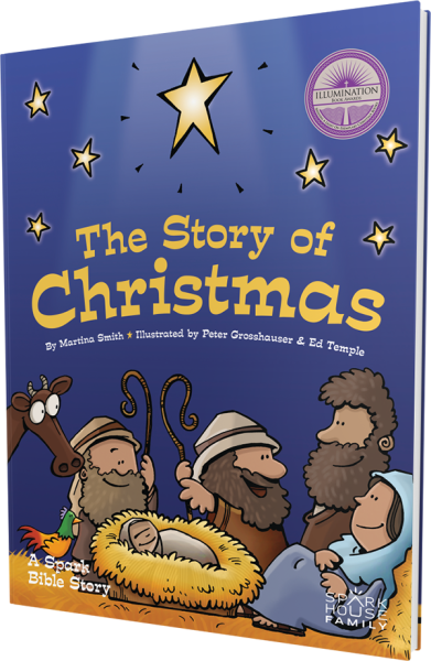 Story Of Christmas: A Spark Bible Story (391x600), Png Download