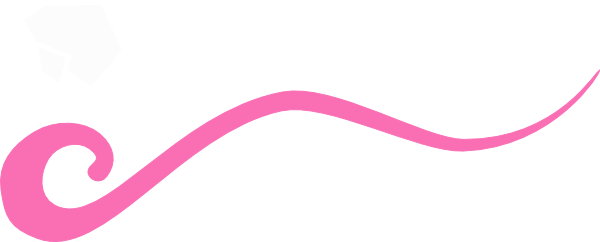 Pink Waves Png (600x242), Png Download