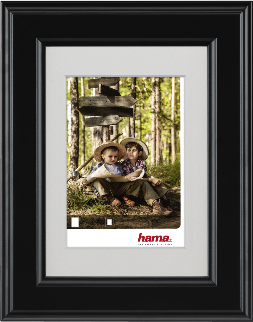 "iowa" Wooden Frame, Black, 13 X 18 Cm (1100x1100), Png Download