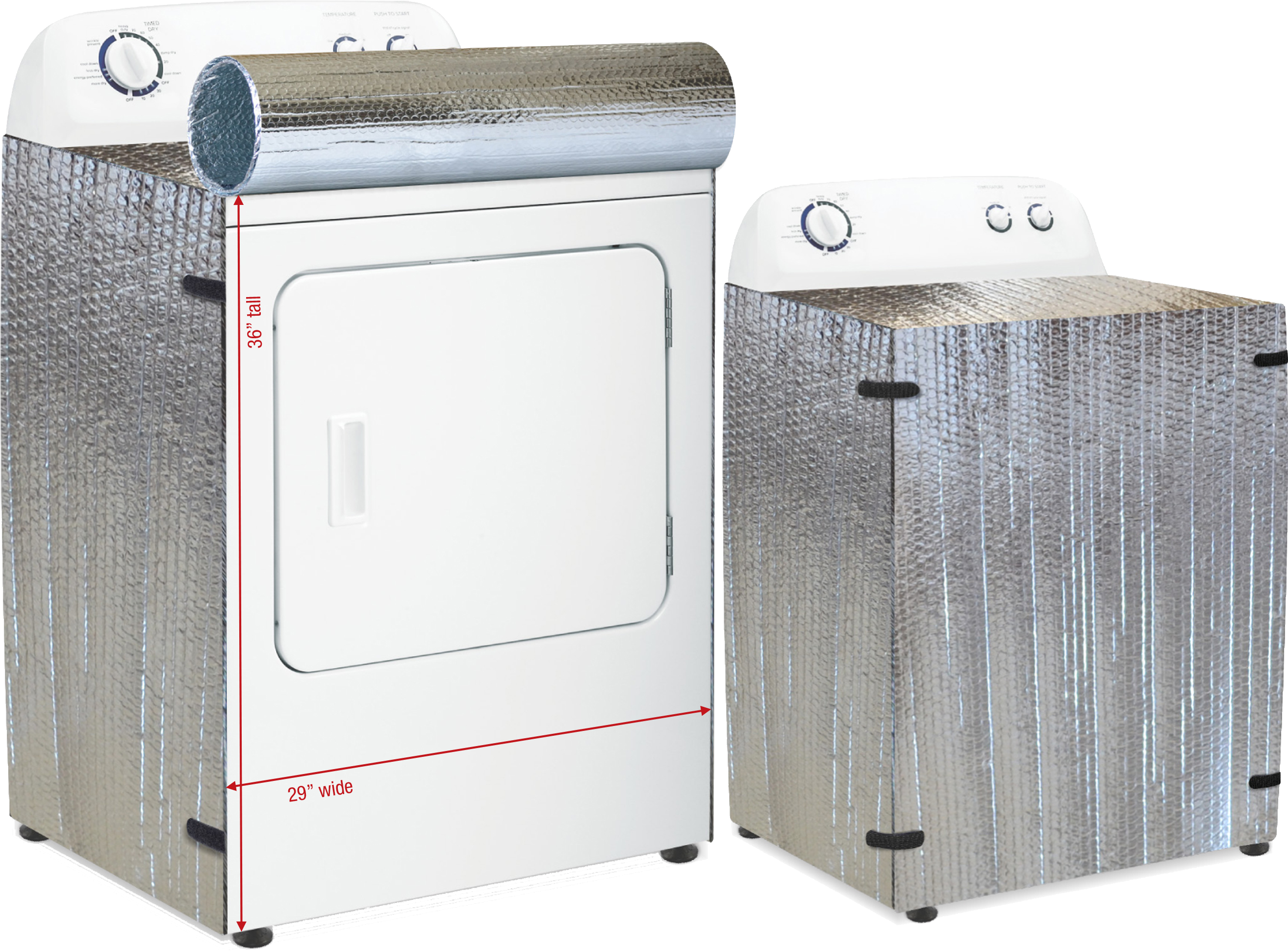 Clothes Dryer Insulation Cover - Clothes Dryer (2658x2329), Png Download