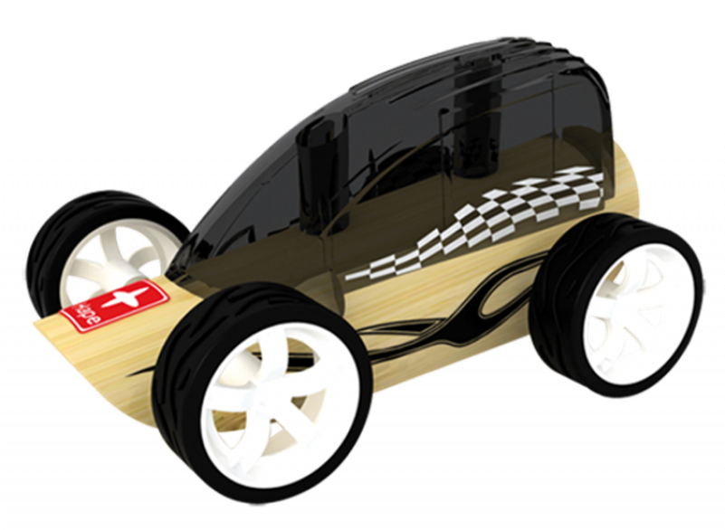 Hape Speelgoed Bamboe Low Rider H897958 - Hape Wooden Toy Car (800x800), Png Download