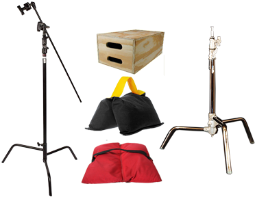 Rent Grip C-stands Sand Bags Appleboxes - First Camera (400x300), Png Download