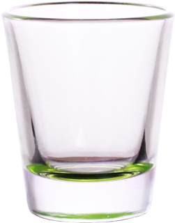 5 Oz Colored Base Barconic® Shot Glass - 2 Oz Green Base Barconic Shot Glass (500x500), Png Download