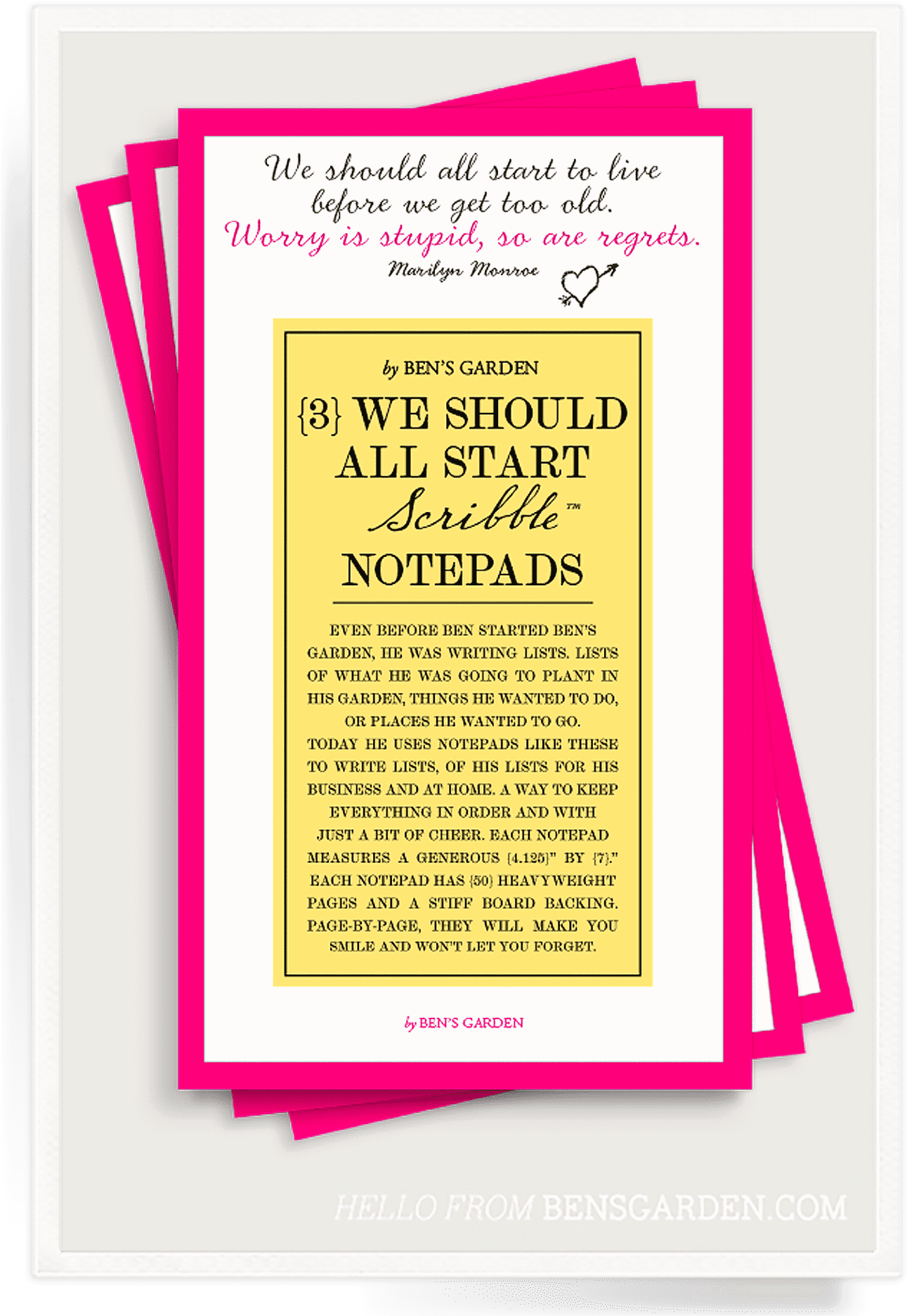 Ben's Garden - Love Me, Love My Dog Scribble Notepad Set (1348x1920), Png Download