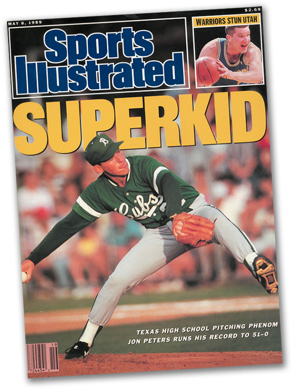 Sports Illustrated Cover - Jon Peters Brenham Baseball (615x800), Png Download