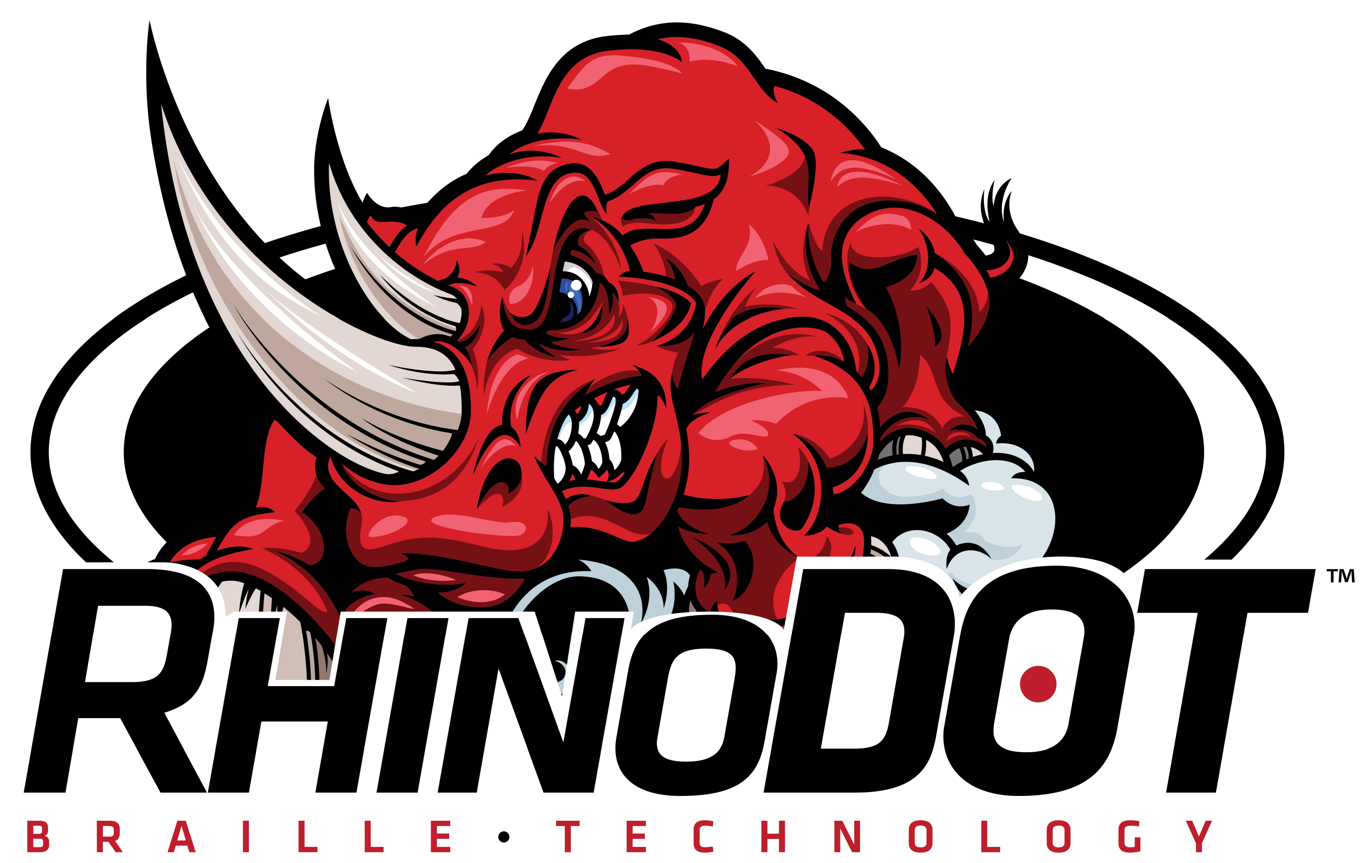 Rhinos Have Immense Physical Presence - Rhinocéros Logo (2812x1776), Png Download
