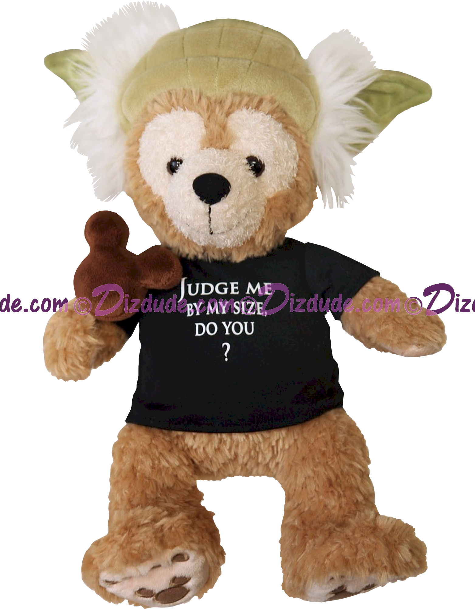 Duffy As Yoda Bear With Chocolate Mickey Ears Icecream - Star Wars Plushies (1562x2099), Png Download