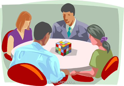 Business Meeting Problem Solving Royalty Free Vector Problem Solving Vector Png Full Size Png Download Seekpng