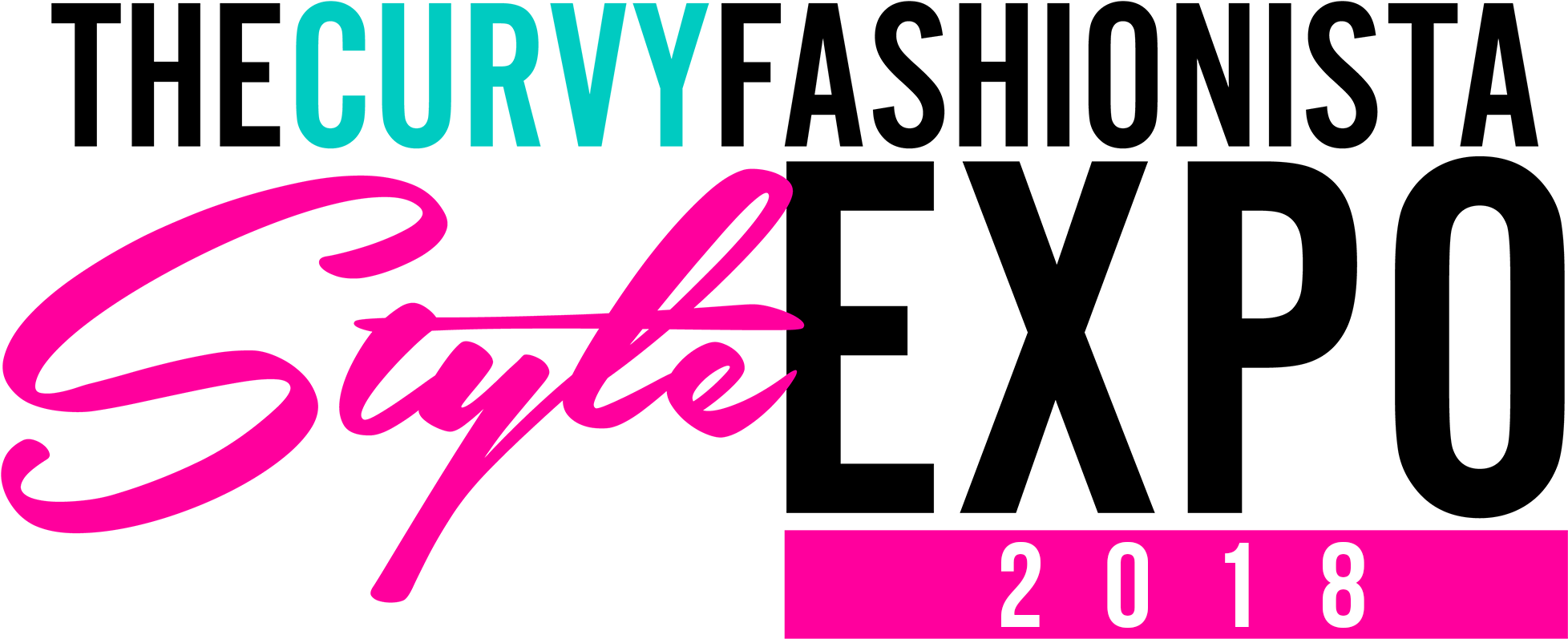 Cropped Tcfstyle 2018 - Curvy Fashionista Style Expo 2018 (2045x822), Png Download