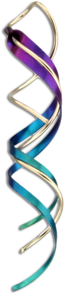 Confetti Spiral Earrings - Earring (1044x1044), Png Download