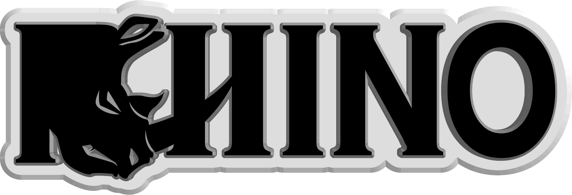 Rhino Logo - Advertising (1919x655), Png Download