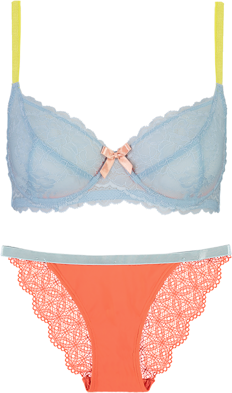Edition Pale Blue & Lace Orange Set Sett01 1004palebluelaceorange - Lace (1000x926), Png Download