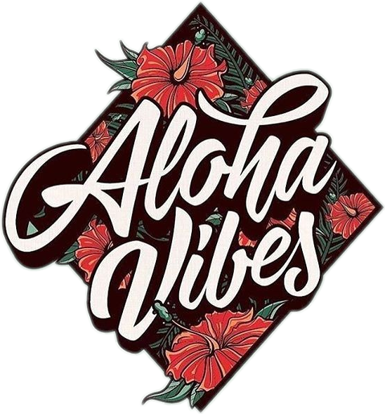 Aloha Vibes (548x589), Png Download