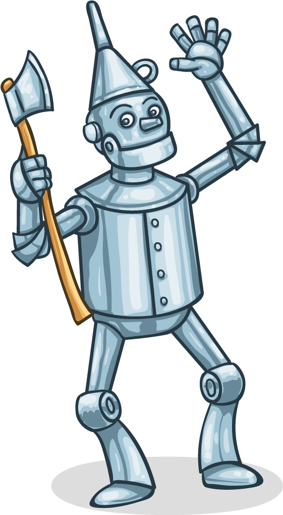 Scarecrow Tin Man - Tin Man (1024x1024), Png Download