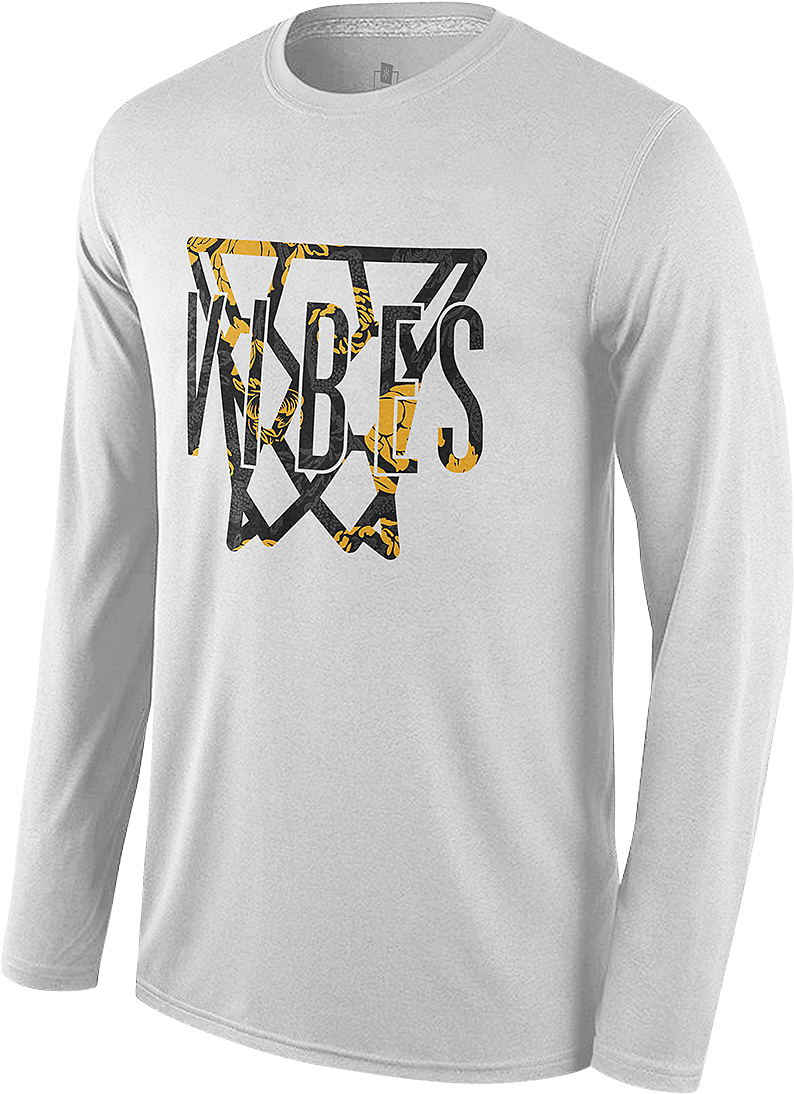 Hoop Vibes 'bloom' Long Sleeve Long Sleeve - Hoop Culture (850x1176), Png Download