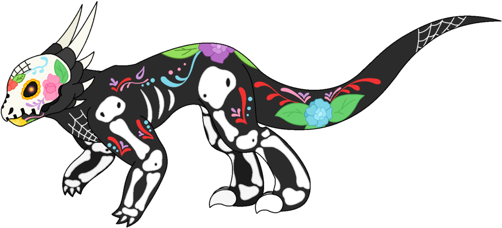 Introducing The Candy Skull Drake - Skull (1024x488), Png Download
