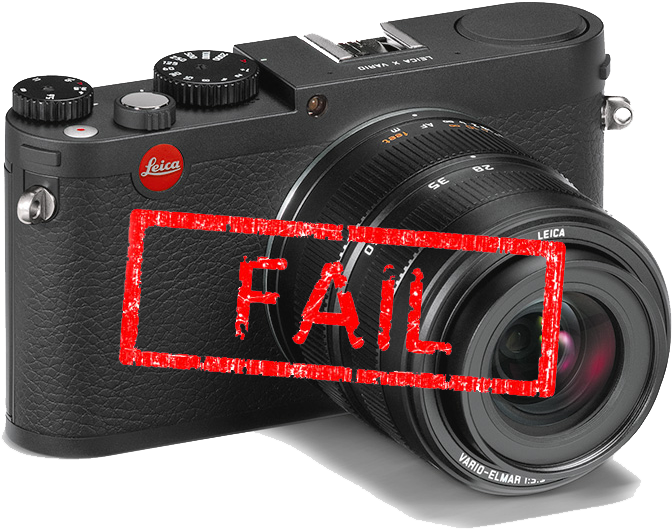 Epic Fail - Leica X Vario - Digital Camera - Compact (718x549), Png Download