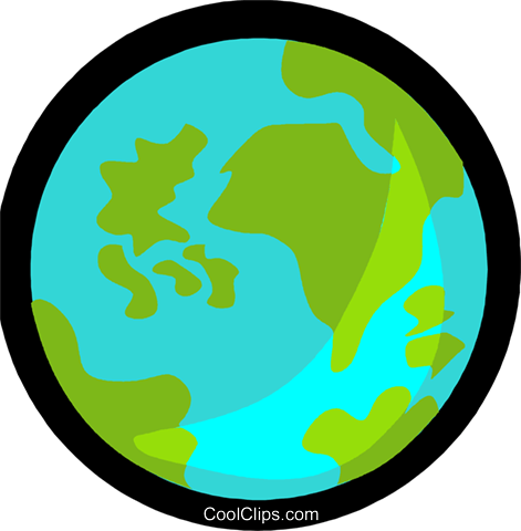Globe, World, Map Royalty Free Vector Clip Art Illustration - Circle (471x480), Png Download